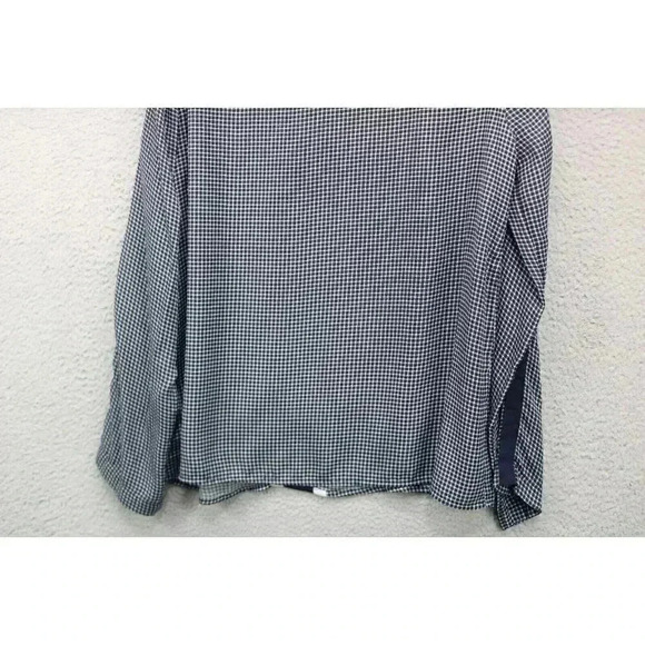 Skies are Blue Long Roll-Tabbed Sleeves-Chiffon Tunic-Size Large - Picture 11 of 11